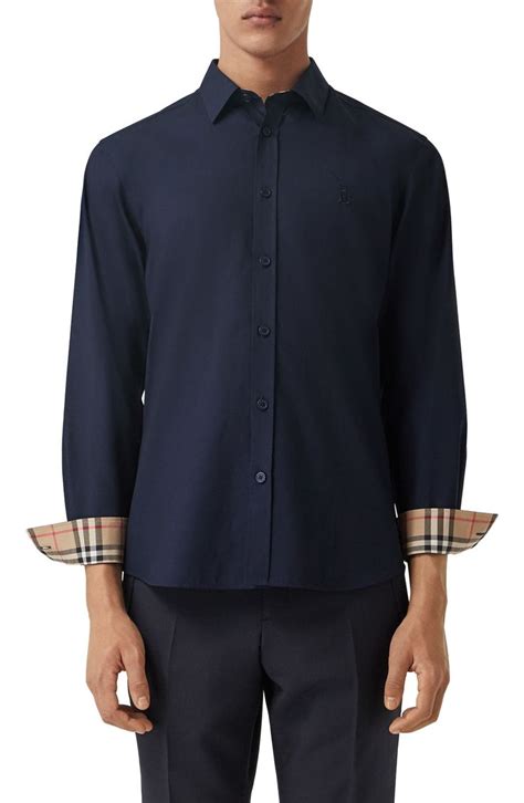 burberry sherwood long sleeve shirt|burberry monogram motif t shirt.